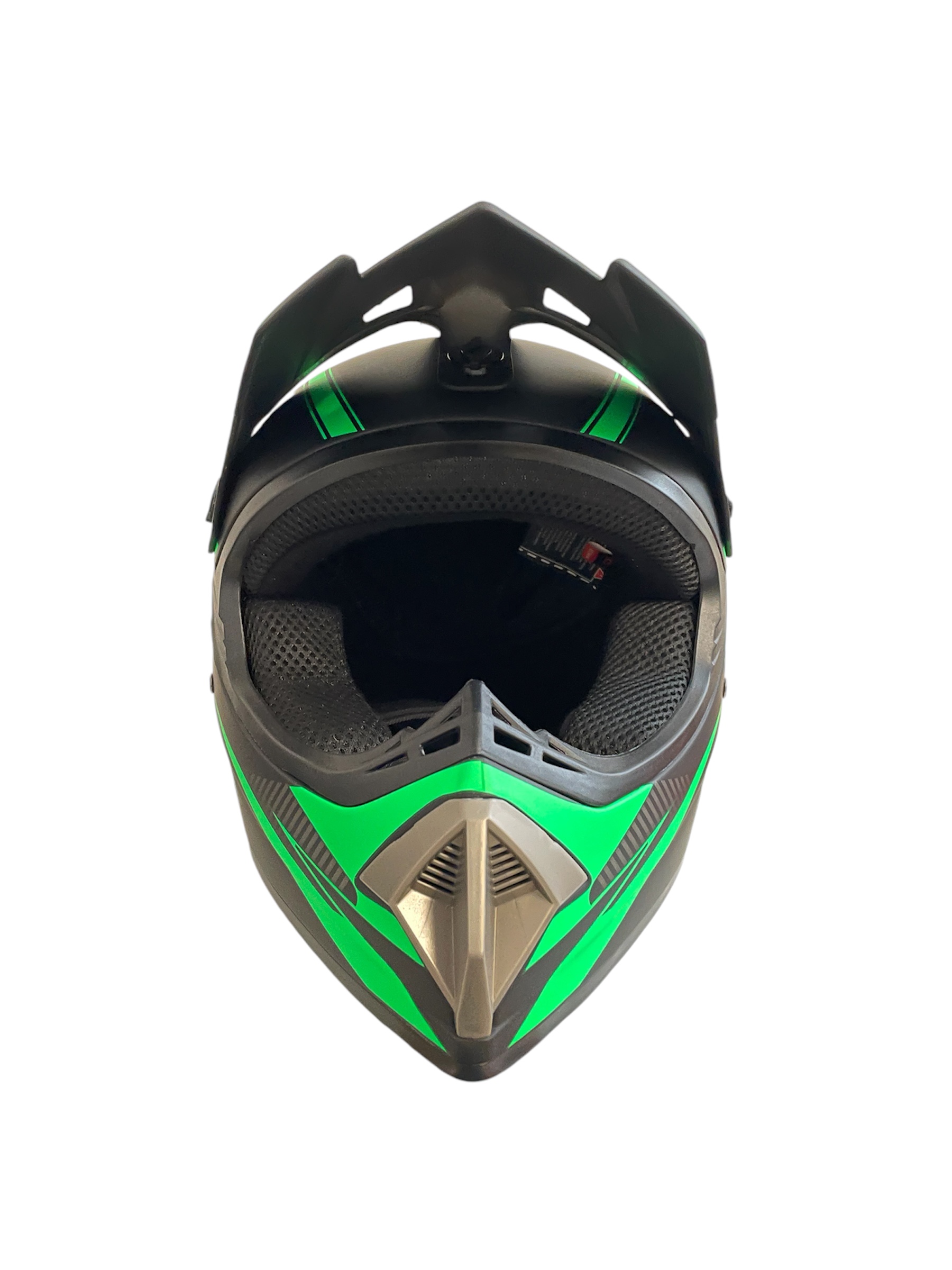 Helma racing TRACK čierna so zeleným detailom XS (53-54 cm)