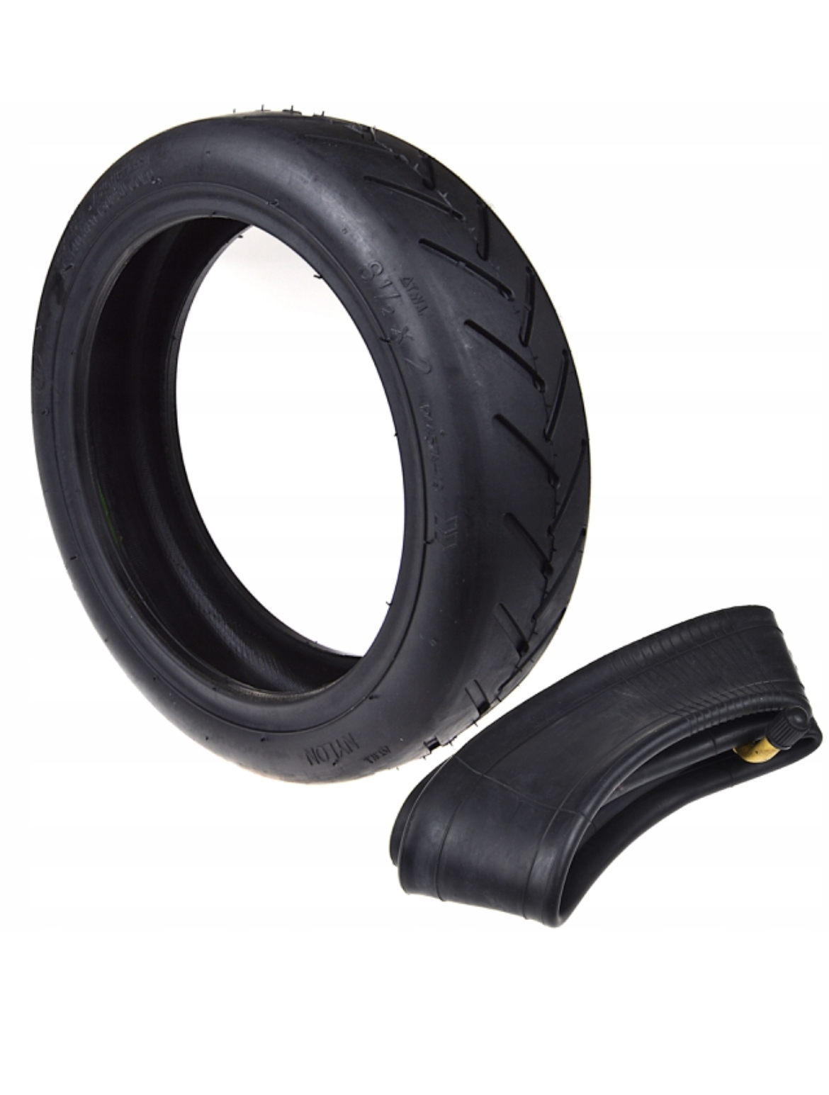 Pneu a duše 8 1/2 x 2 A-006 (50-156) se zahnutým ventil. 90° na koloběžku