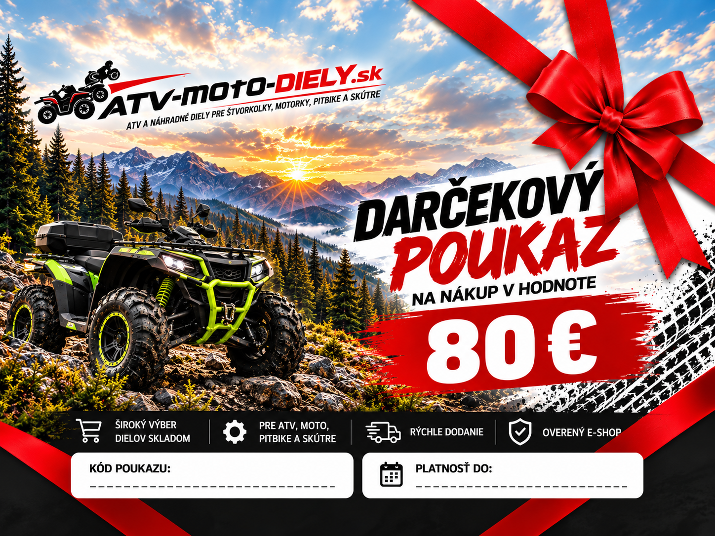 Darčekový poukaz 80 €